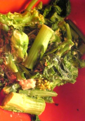 菜の花のわさび醤油マヨネーズ和え-レシピのメイン写真