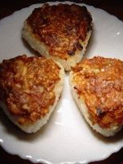ねぎ味噌の焼きおにぎり-レシピのメイン写真