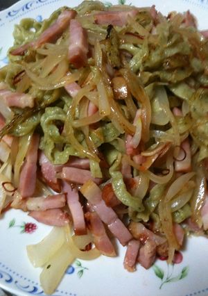 ＨＢでバジルぺペロンチーノ(生麺）-レシピのメイン写真