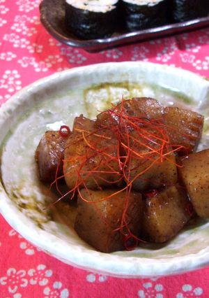 蒟蒻のピリ辛煮-レシピのメイン写真
