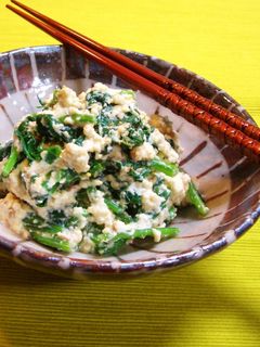 ほうれん草の白和え☆梅ごま風味-レシピのメイン写真