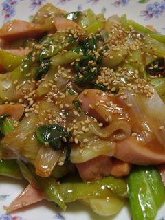 ソーセージの味噌炒め-レシピのメイン写真