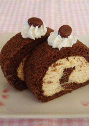 ティラミス風ロールケーキ-レシピのメイン写真