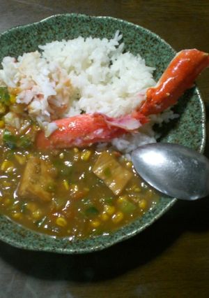 豪快☆かにカレー-レシピのメイン写真