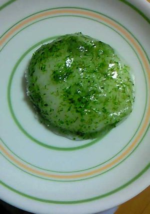 簡単　青のり餅-レシピのメイン写真