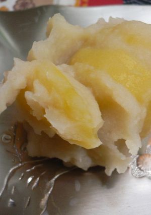 白花豆の白あん　（栗きんとん）-レシピのメイン写真