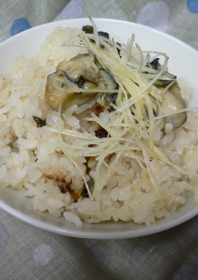 ふっくら牡蠣ごはん-レシピのメイン写真