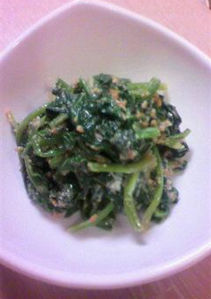 ♪ほうれん草のごま和え♪-レシピのメイン写真