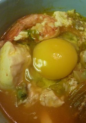 キムチで簡単！純豆腐（スンドゥブ）チゲ-レシピのメイン写真