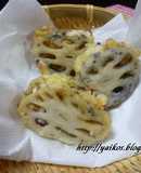 れんこんのいか挟み揚げ☆からし風味