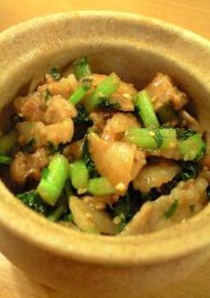 大根の葉の味噌炒め-レシピのメイン写真