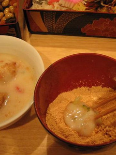 白味噌雑煮できなこ餅-レシピのメイン写真