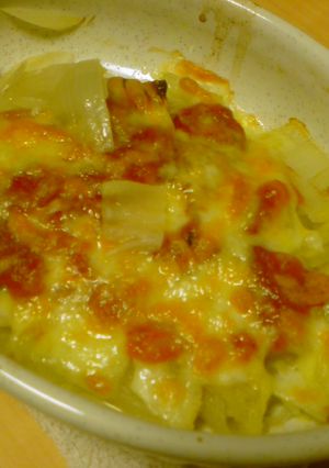 白菜DEトマトチーズグラタン-レシピのメイン写真