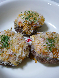 しいたけと海老のマヨケチャ焼き-レシピのメイン写真