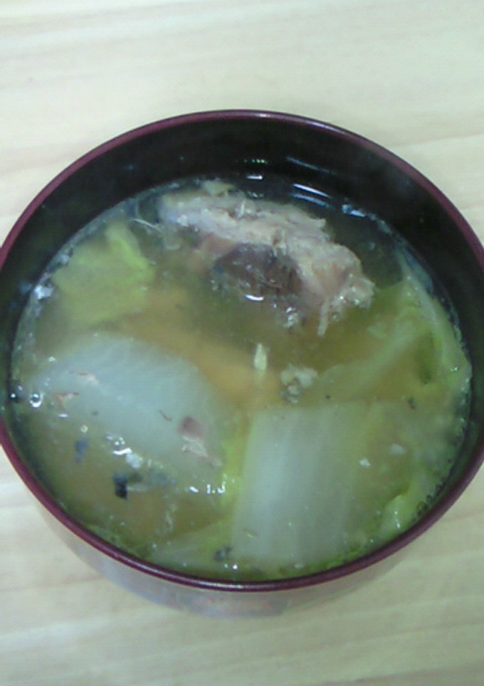 栄養満点☆鯖の水煮で冬のあったか汁-レシピのメイン写真