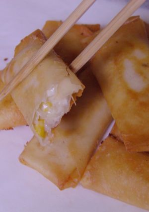 揚げ焼きで、コーンクリーム春巻-レシピのメイン写真