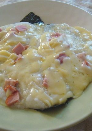電子レンジdeとろ～りチーズの海苔マヨ餅-レシピのメイン写真