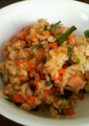 お魚ソーセージ de　炒飯-レシピのメイン写真