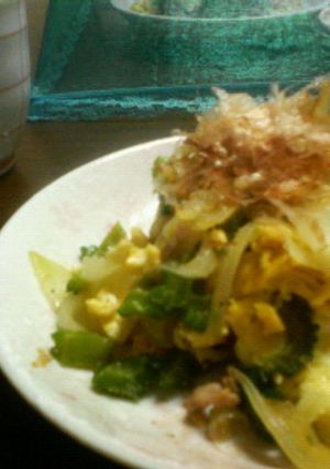 汁なし塩ラーメン（ゴーヤver.)-レシピのメイン写真