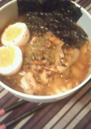 これぞ男の料理？！野菜炒めラーメン-レシピのメイン写真