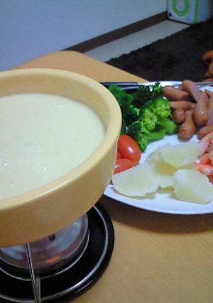 ☆ワインが苦手な人のチーズフォンデュ-レシピのメイン写真