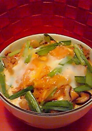 簡単！とろ～り卵のキムチ丼☆-レシピのメイン写真