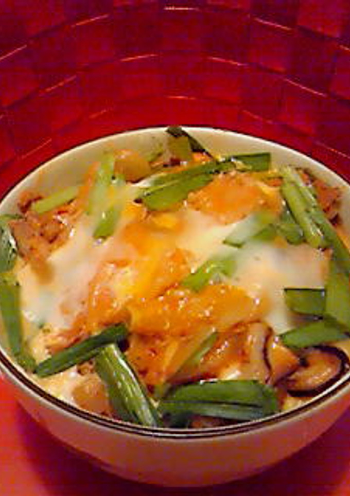 簡単！とろ～り卵のキムチ丼☆-レシピのメイン写真