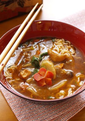 京大根入りカレーのこっくり味噌ラーメン-レシピのメイン写真
