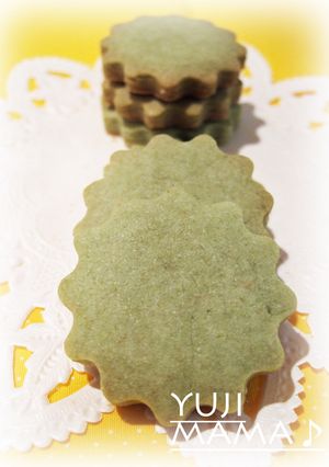 ◆サクサク抹茶風味１００％米粉クッキー◆-レシピのメイン写真