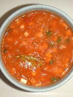 トマトの冷たいスープ-レシピのメイン写真