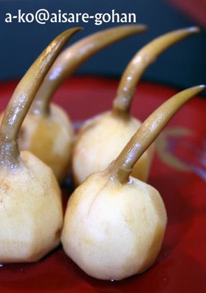 おせちに！「クワイの煮物」-レシピのメイン写真