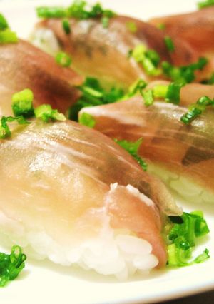 生ハムの握り寿司-レシピのメイン写真