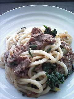 温まるよ!しょうが味♥牛肉の焼きうどん-レシピのメイン写真