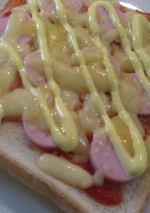 子ども用ピザトースト-レシピのメイン写真
