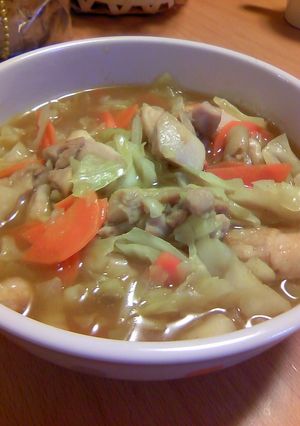 鶏とキャベツの煮浸しカレー風味-レシピのメイン写真
