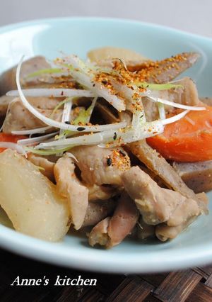 白もつと根菜の味噌煮こみ-レシピのメイン写真