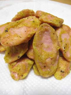 カレー風味のおさかなソーセージ揚げ-レシピのメイン写真