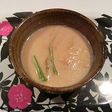 ホタテ!?豆乳味噌スープ