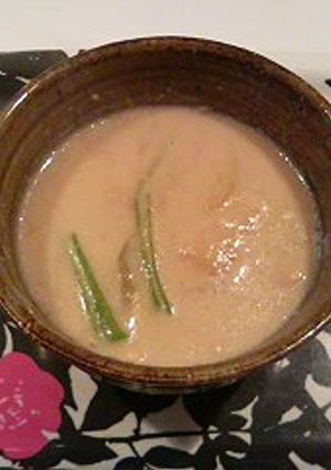 ホタテ！？豆乳味噌スープ-レシピのメイン写真