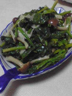 しんなりほうれん草のにんにくサラダ-レシピのメイン写真