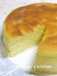 ふわっふわ~♪スフレチーズケーキ-レシピのメイン写真