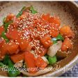 トマトのホットドレッシングサラダ