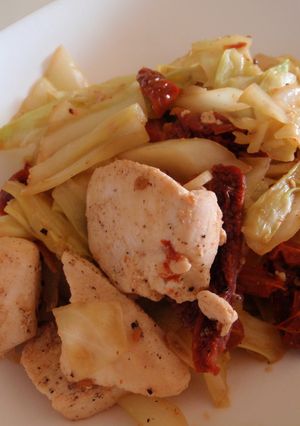 とり胸肉とドライトマトのソテー♪ -レシピのメイン写真