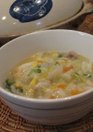 七草粥代わりに　あるもの野菜で簡単がゆ-レシピのメイン写真