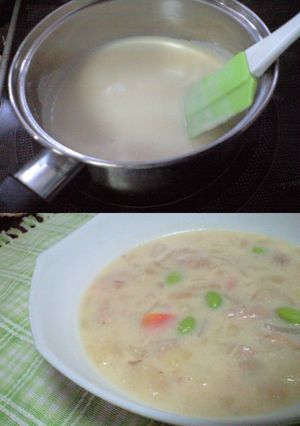 簡単!あっさり♪豆乳で【ホワイトソース】-レシピのメイン写真