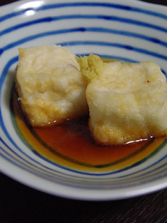 ジーマーミ豆腐（ピーナツ豆腐）の揚げ出し-レシピのメイン写真