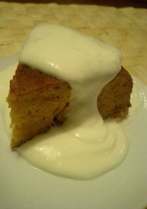 シンプルケーキに♪ヨーグルトソース！-レシピのメイン写真