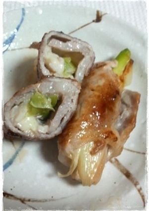 お弁当♪くる②まき②ネギ豚えのきとチーズ-レシピのメイン写真