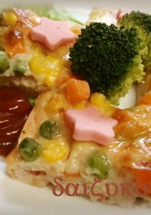 魚肉ソーセージで豆腐ピザ？-レシピのメイン写真