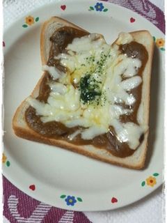 サクッ★とろ~っ❤チーズカレートースト-レシピのメイン写真